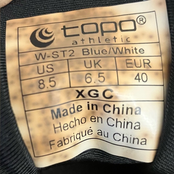 TOPO Athletic ST Light Blue Saphire Running Shoe Womens 8.5 - Picture 9 of 10